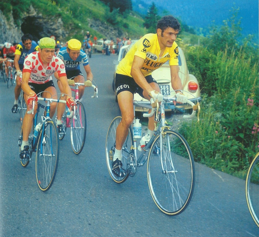 Thevenet on Peugeot PY10 in Tour de France