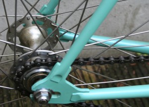 Bianchi Pista rear hub