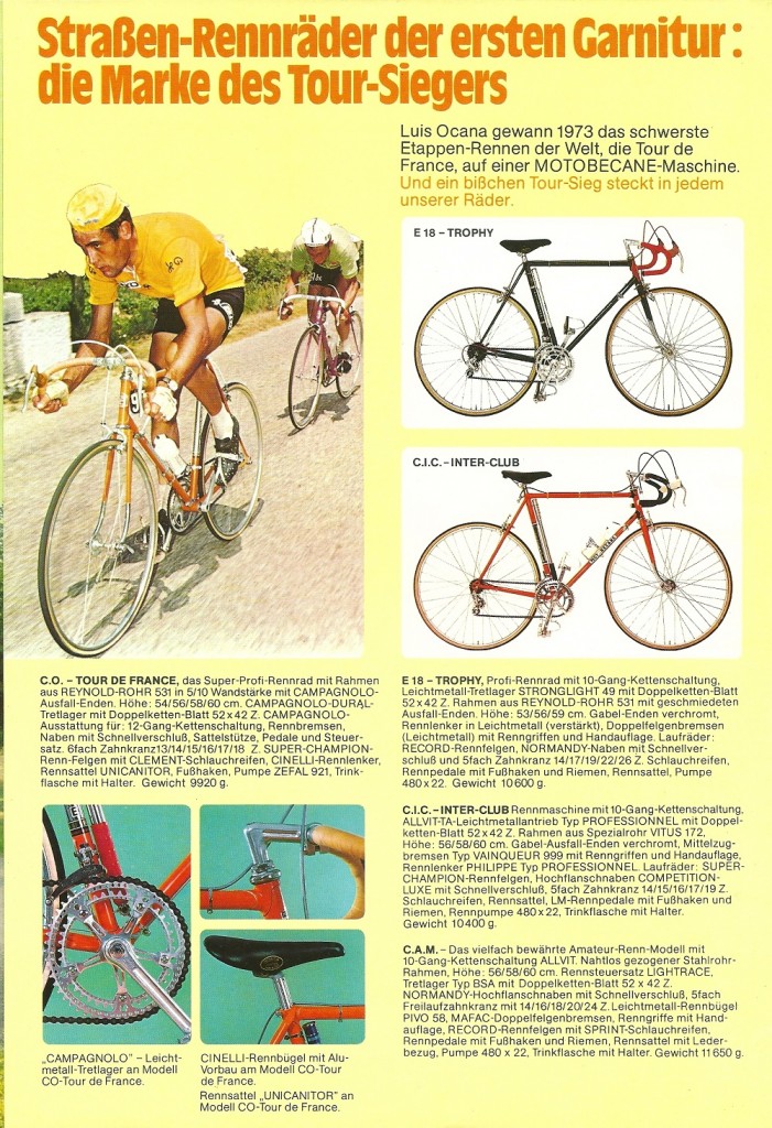 1974 Motobecane Brochure p2